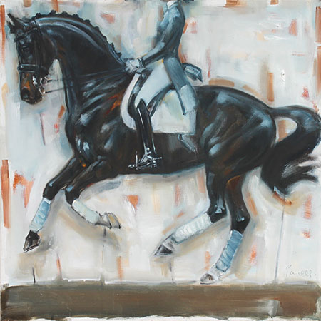 Rosemary Parcell nz equestrian artist